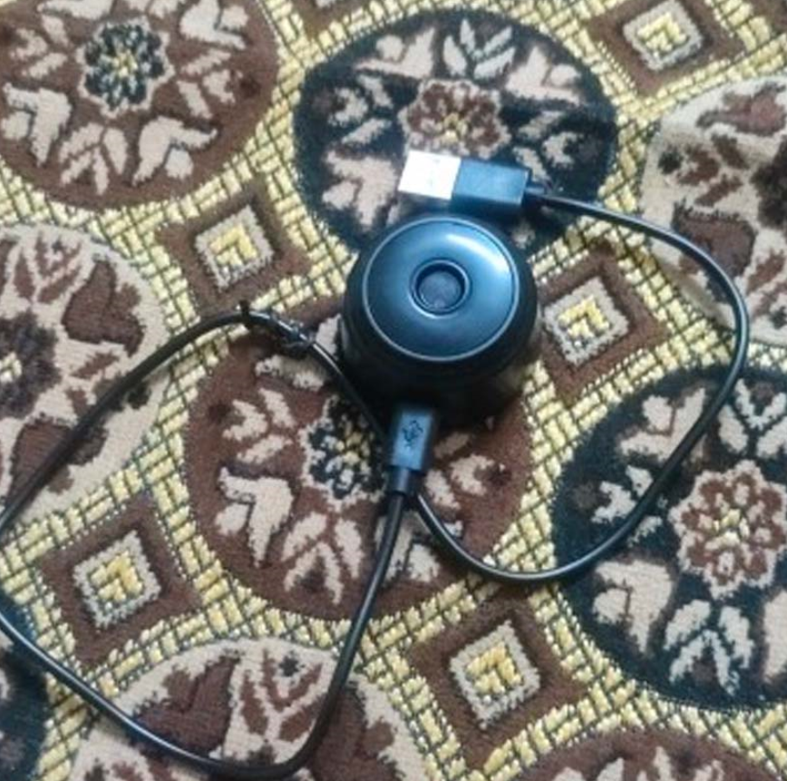 MiniPix Camera on fabric